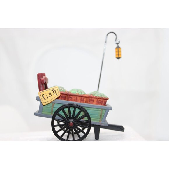 Dept 56 Dickens Village- Chelsea Market Fish Monger - Picture 5 of 9